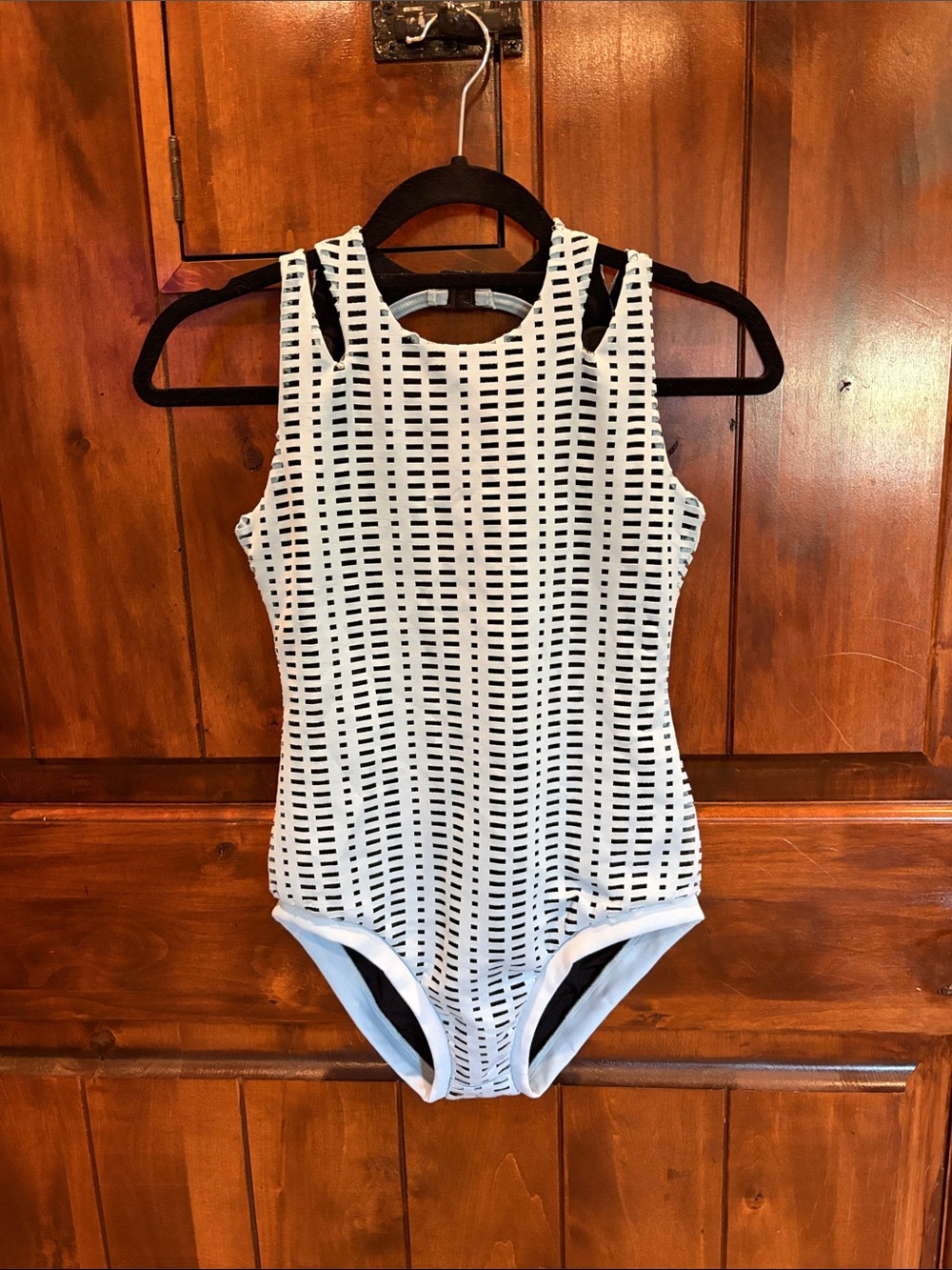 🩵 Honeycut Baby Blue Mesh Leotard